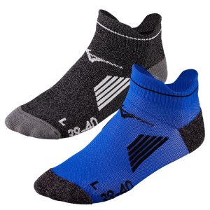 Mizuno Active Sport Mid 2p Socken Damen Schwarz | 894-QAVHBO
