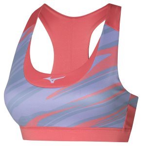 Mizuno Alpha Graphic Sport Bh Damen Lila | 576-UGKZNP