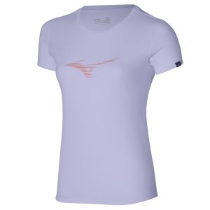 Mizuno Athletics Rb Tee Oberteile Damen Lila | 301-BPLFGS