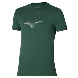 Mizuno Athletics Rb Tee Oberteile Herren Weiß | 057-VGHEQD