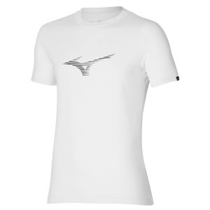 Mizuno Athletics Rb Tee Oberteile Herren Weiß | 214-ECVTSG