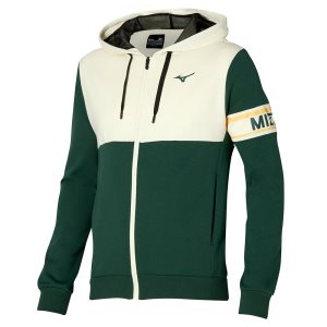 Mizuno Athletics Sweat Jacke Herren Grün | 670-CJWOGT