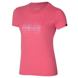 Mizuno Athletics Tee Oberteile Damen Koralle | 431-ZWXHIO