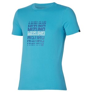 Mizuno Athletics Tee Oberteile Herren Grün | 693-UATNMZ