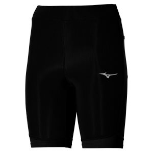 Mizuno Bg3000 Mid Leggings Damen Schwarz | 308-WETXFI