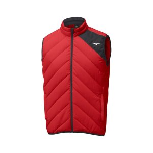 Mizuno Breath Thermo Move Down Gilet Jacke Herren Rot | 928-TNSZKB