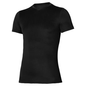 Mizuno Bt Under V Neck Tee Oberteile Herren Schwarz | 591-SUOTXP