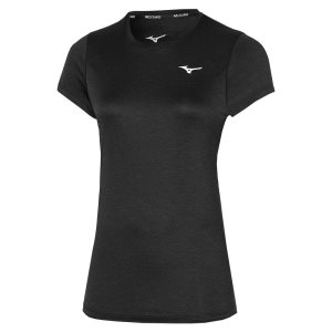 Mizuno Core Graphic Tee Oberteile Damen Blau | 910-DFGPMC