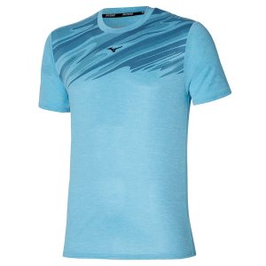 Mizuno Core Graphic Tee Oberteile Herren Schwarz | 067-DERYUM