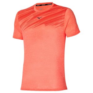 Mizuno Core Graphic Tee Oberteile Herren Schwarz | 806-LHCIZS