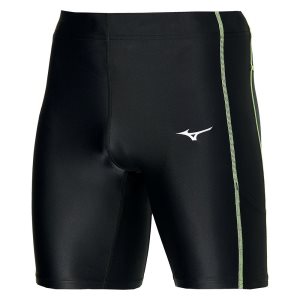 Mizuno Core Mid Laufhose Herren Schwarz | 045-MODGIX