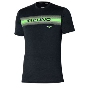 Mizuno Core Tee Oberteile Herren Schwarz | 829-TGAJEH