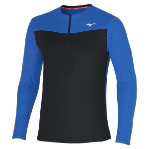 Mizuno Dryaeroflow Ls Hz Oberteile Herren Schwarz | 036-SUOLKR