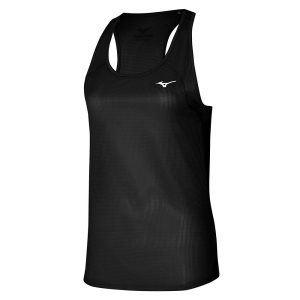 Mizuno Dryaeroflow Tank Oberteile Damen Schwarz | 015-YOJBPE