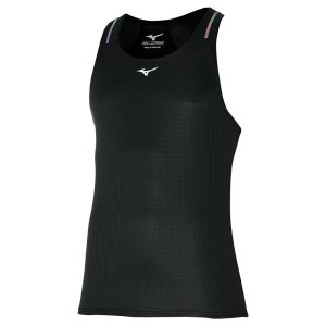 Mizuno Dryaeroflow Tank Oberteile Herren Schwarz | 283-PNAOFK