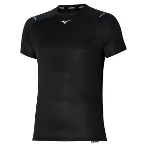 Mizuno Dryaeroflow Tee Oberteile Herren Blau | 340-ABSJWX