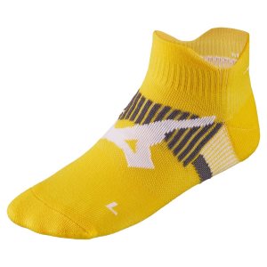 Mizuno Drylite Race Mid Socken Herren Gelb | 819-OGHNFK