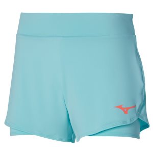 Mizuno Flex Kurzes Kleider Damen Türkis | 680-LMITJA