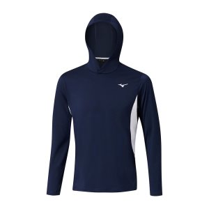 Mizuno G-style Hoodie Oberteile Herren Blau | 312-SLCKYX