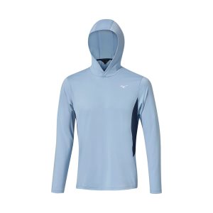 Mizuno G-style Hoodie Oberteile Herren Blau | 473-RDJVOY