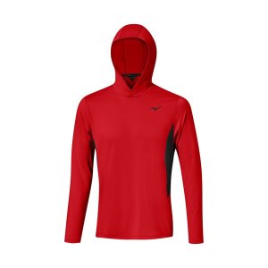 Mizuno G-style Hoodie Oberteile Herren Rot | 512-BJNLDC