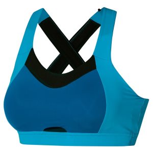 Mizuno High Support Sport Bh Damen Blau | 259-UGPQKY