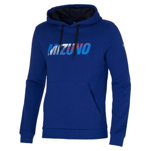 Mizuno Hoodie Oberteile Herren Blau | 195-UNZCPR