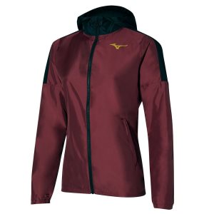 Mizuno Hoody Jacke Damen Dunkelrot | 349-MXJGAO