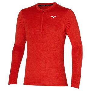 Mizuno Impulse Core Ls Hz Oberteile Herren Grün | 587-VLADKH