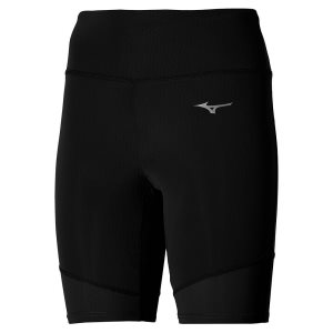 Mizuno Impulse Core Mid Leggings Damen Schwarz | 957-HEVYQA