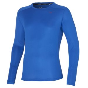 Mizuno Inifinity 88 Ls Tee Oberteile Herren Blau | 801-GJSXKR