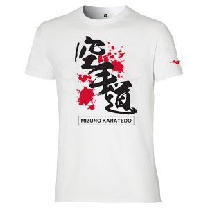 Mizuno Karate Tee Jr Oberteile Herren Weiß | 654-MCBEDA