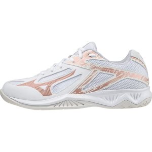 Mizuno Lightning Star Z6 Jr Handballschuhe Damen Weiß Rosa | 891-JEVBOX