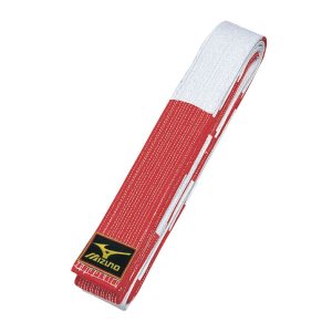 Mizuno Master Rb Gürtel Herren Rot Weiß | 948-FDMBAQ