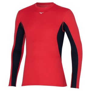 Mizuno Mid Weight Crew Oberteile Herren Grün | 307-NVKTOP