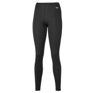 Mizuno Midweight Long Leggings Damen Schwarz | 962-GYVHTP