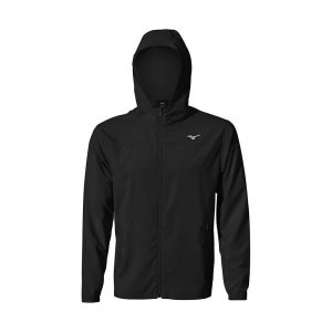 Mizuno Mt Drizzle Hoodie Oberteile Herren Tiefesgrau Schwarz | 501-IECJTW
