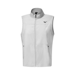 Mizuno Mt Drizzle Vest Jacke Herren Tiefesgrau Grau | 746-HVMSJO
