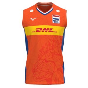 Mizuno Nevobo Voleyball Replica Shirt Junior Oberteile Herren Rot | 068-PIMFEY