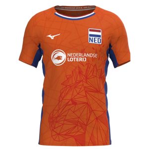 Mizuno Nevobo Volleyball Match Orange Shirt Oberteile Herren Orange Rot | 097-XPKBRN