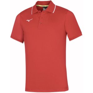 Mizuno Polo Oberteile Herren Rot | 427-QGZDLU
