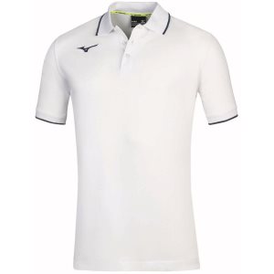 Mizuno Polo Oberteile Herren Weiß | 273-BLCRMD