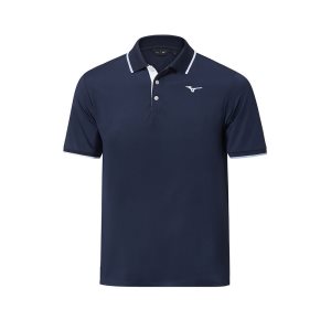 Mizuno Qd Comp Plus Polo Oberteile Herren Blau | 748-BZJTLK