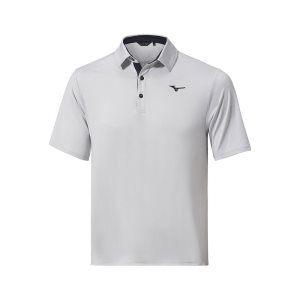 Mizuno Qd Comp Polo Oberteile Herren Grau | 140-TLDAHJ