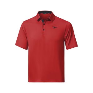 Mizuno Qd Comp Polo Oberteile Herren Rot | 026-ISNPUJ
