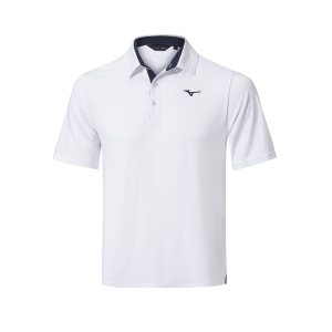 Mizuno Qd Comp Polo Oberteile Herren Weiß | 280-IFAGWN