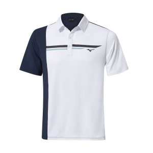 Mizuno Qd Elite Panel Polo Oberteile Herren Weiß | 594-NQVGKI