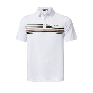Mizuno Qd Elite Stripe Polo Oberteile Herren Weiß | 904-DVJBPY