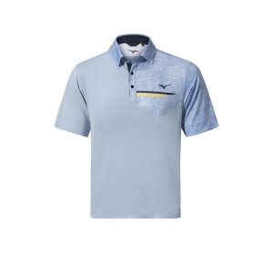 Mizuno Qd Hazard Bloc Polo Oberteile Herren Blau | 316-GIVLJM