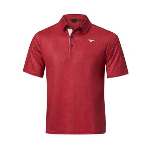 Mizuno Qd Hazard Polo Oberteile Herren Rot | 728-KSXEMF